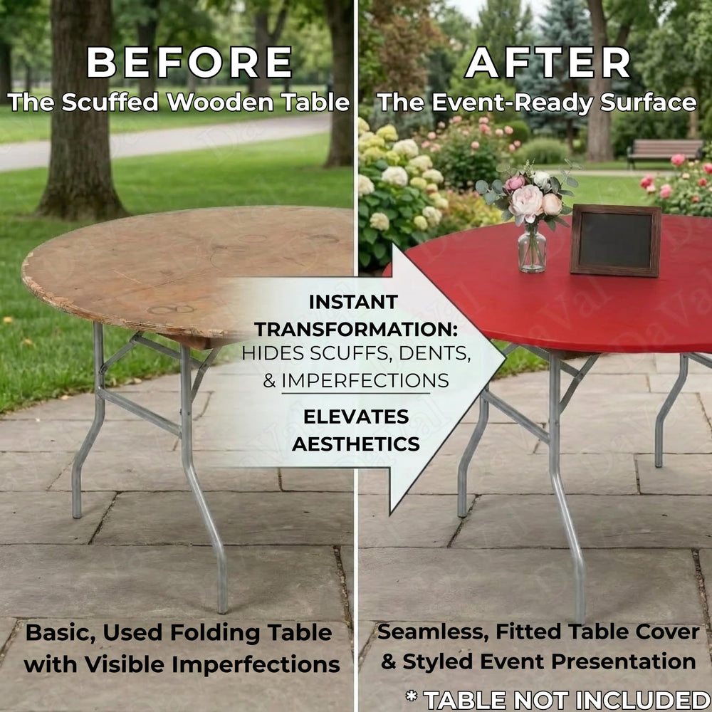 Designs by DaVal cover next to chair to show scale and accurate fit benefit