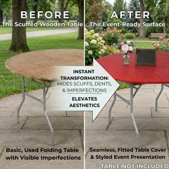 Designs by DaVal cover next to chair to show scale and accurate fit benefit
