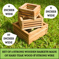 DESQUIGGLE close-up teak grain highlighting durable weather-resistant wood
