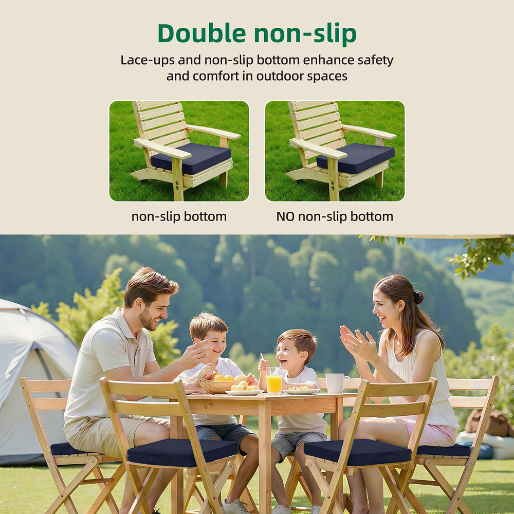 Detiblue non-slip bottom detail demonstrating stable grip on chairs