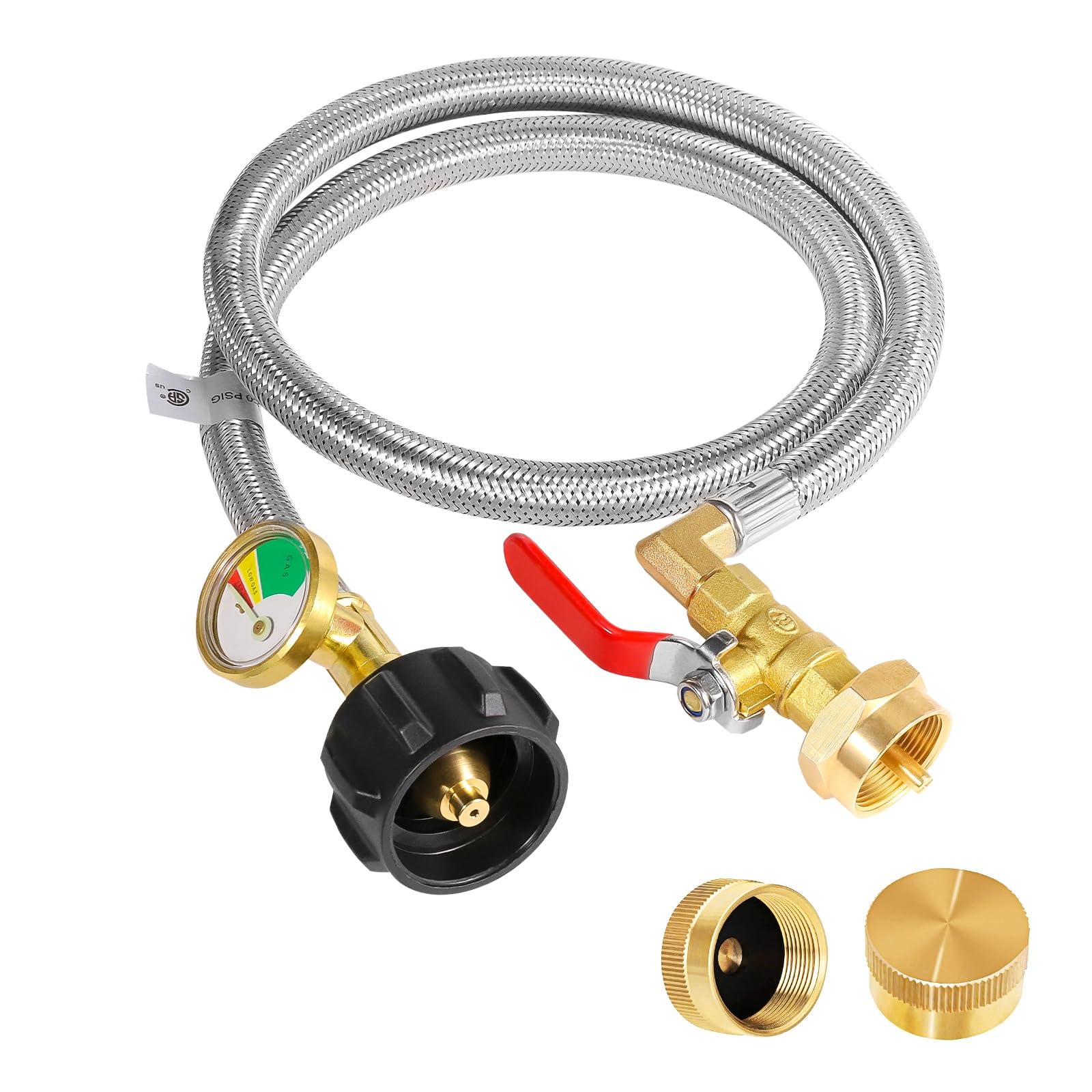 Detoypapa front QCC1 connector with night-vision gauge for easy monitoring