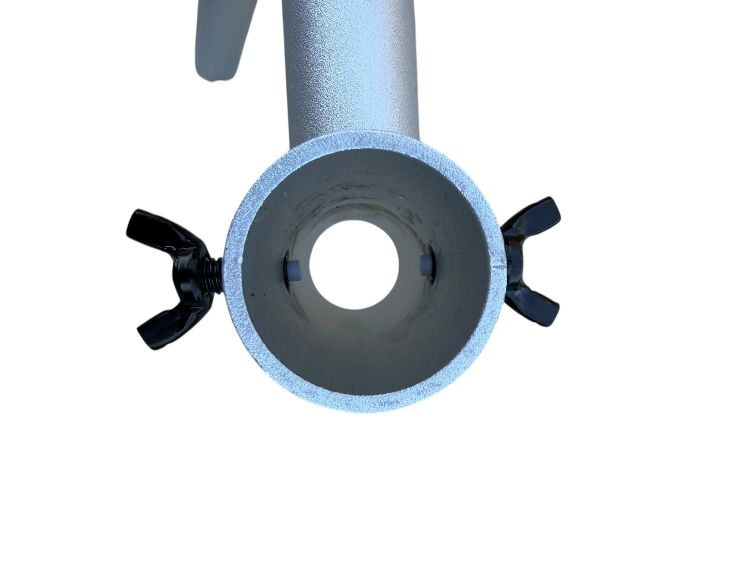Dev Fishing close texture shot of corrosion-resistant aluminum finish