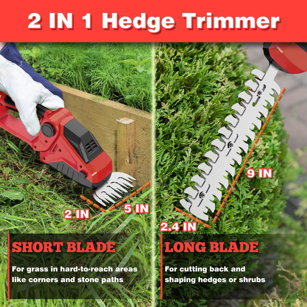 DEVTBLUN with Milwaukee 18V battery attached demonstrating cordless portability