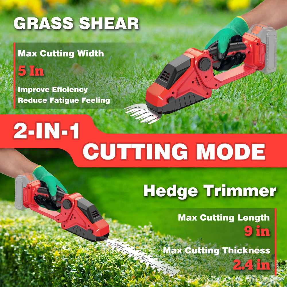 DEVTBLUN grass shear 5-inch blade mode trimming lawn edges precisely and quickly