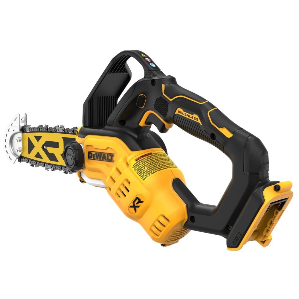 DEWALT 20V battery attached demonstrating cross-platform convenience benefit