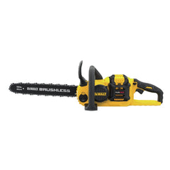 DEWALT side profile with 2Ah FLEXVOLT battery attached demonstrating cordless power