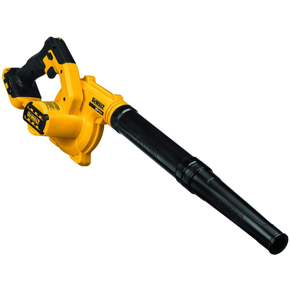 DEWALT 20V MAX blower front view showing compact design and easy handling benefits