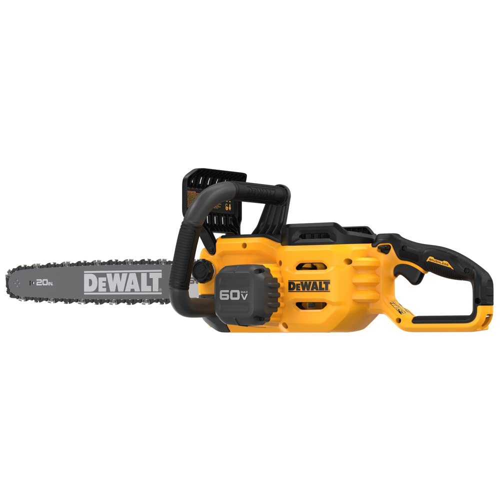 DEWALT chain link detail showing drive links for consistent engagement and reliability