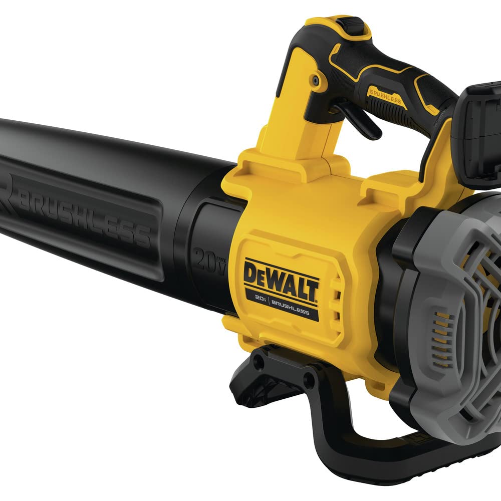 DEWALT controls closeup showing simple switches and comfortable grip
