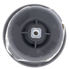 DEWALT spool close-up of trimmer line texture for reliable cutting