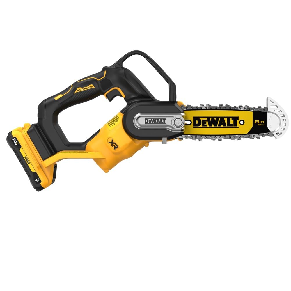 DEWALT tip guard close-up offering stability during upcuts