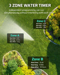 DEWENWILS installed on outdoor faucet demonstrating reliable automated watering