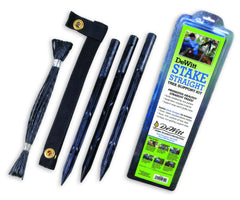 DeWitt RS15 kit front view showing stakes strap and rope, durable protection