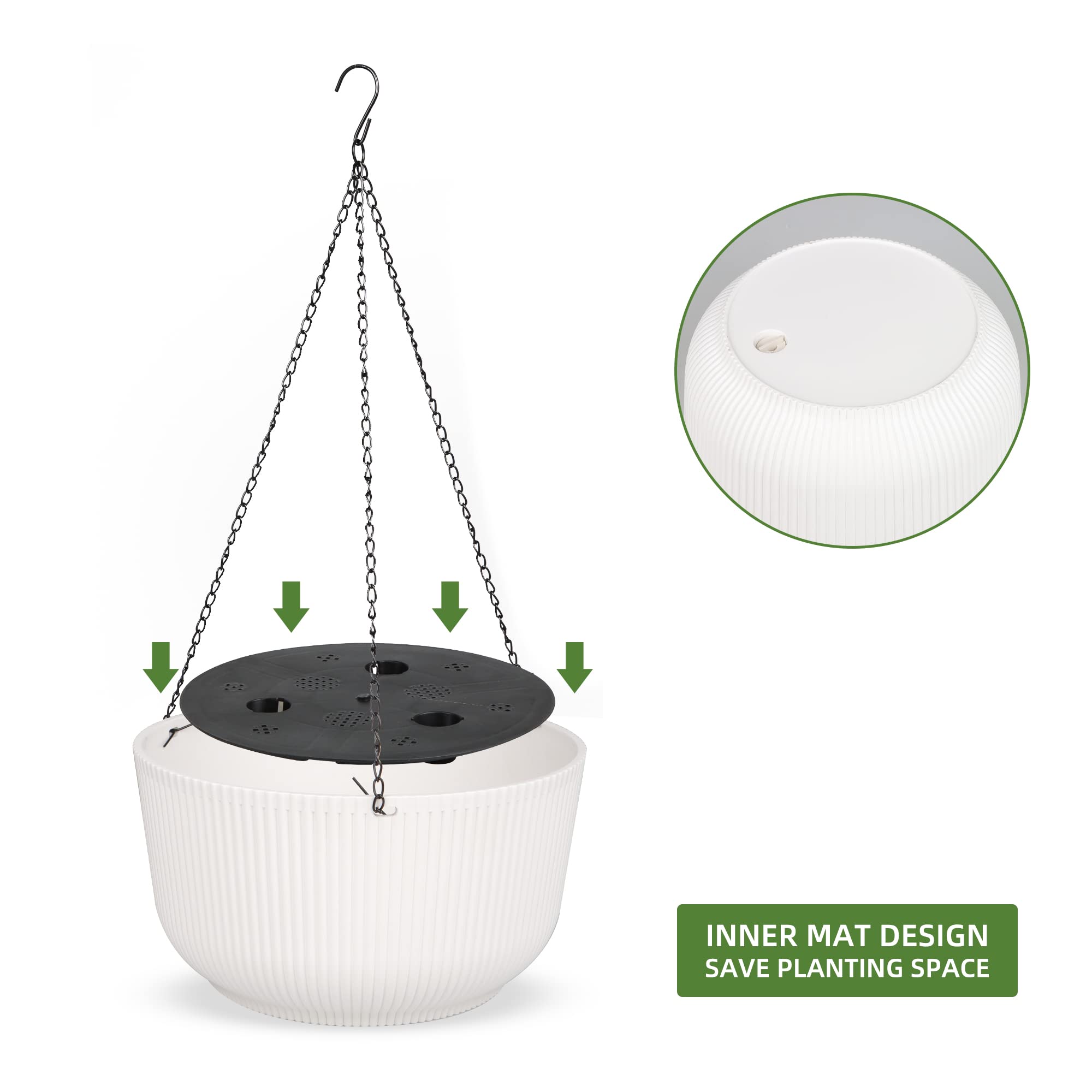 Dexceder heavy-duty hanging chain and hook demonstrating secure suspension