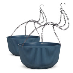Dexceder deep blue front view showing sleek stripes and polished finish for decorative impact