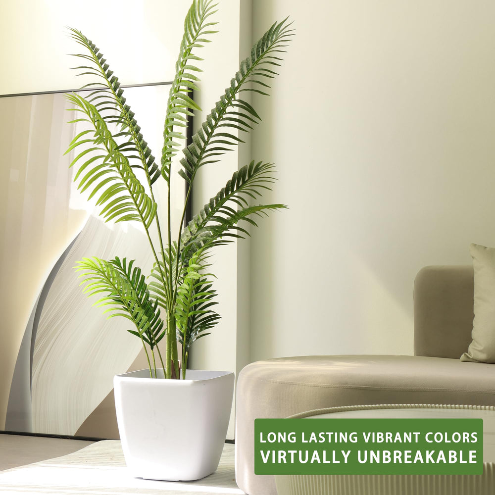 Dexceder scale comparison with common chair showing planter size and spatial fit