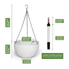 Dexceder water level gauge closeup helping users know when to refill reservoir