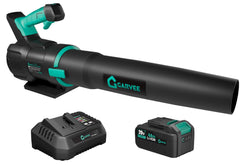 DEXSO front view of blower showing compact design and power