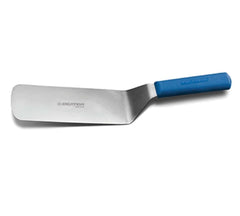 Dexter offset turner front view showing blade and handle for reliable lift