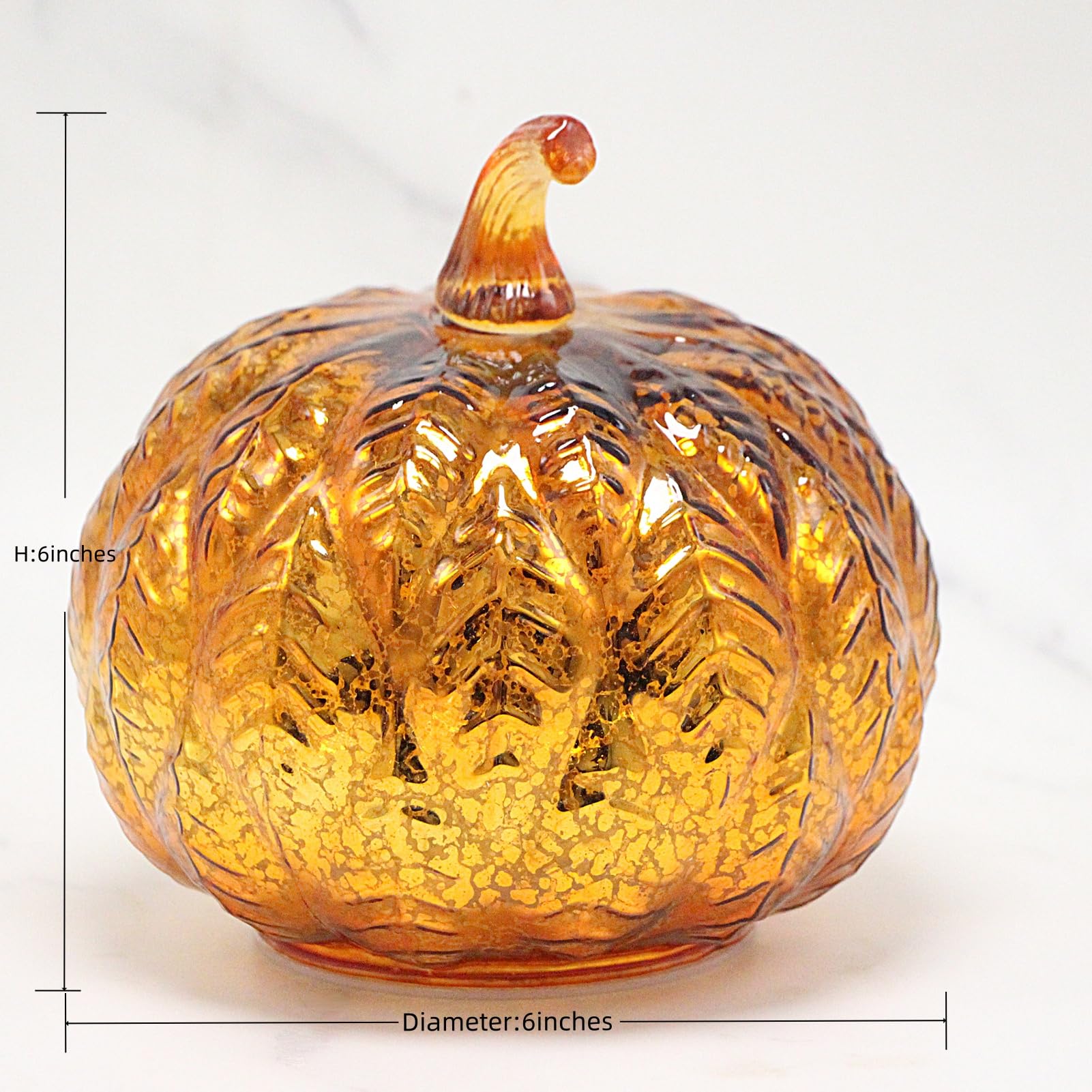Deyivela pumpkin lit on mantel enhancing seasonal decor