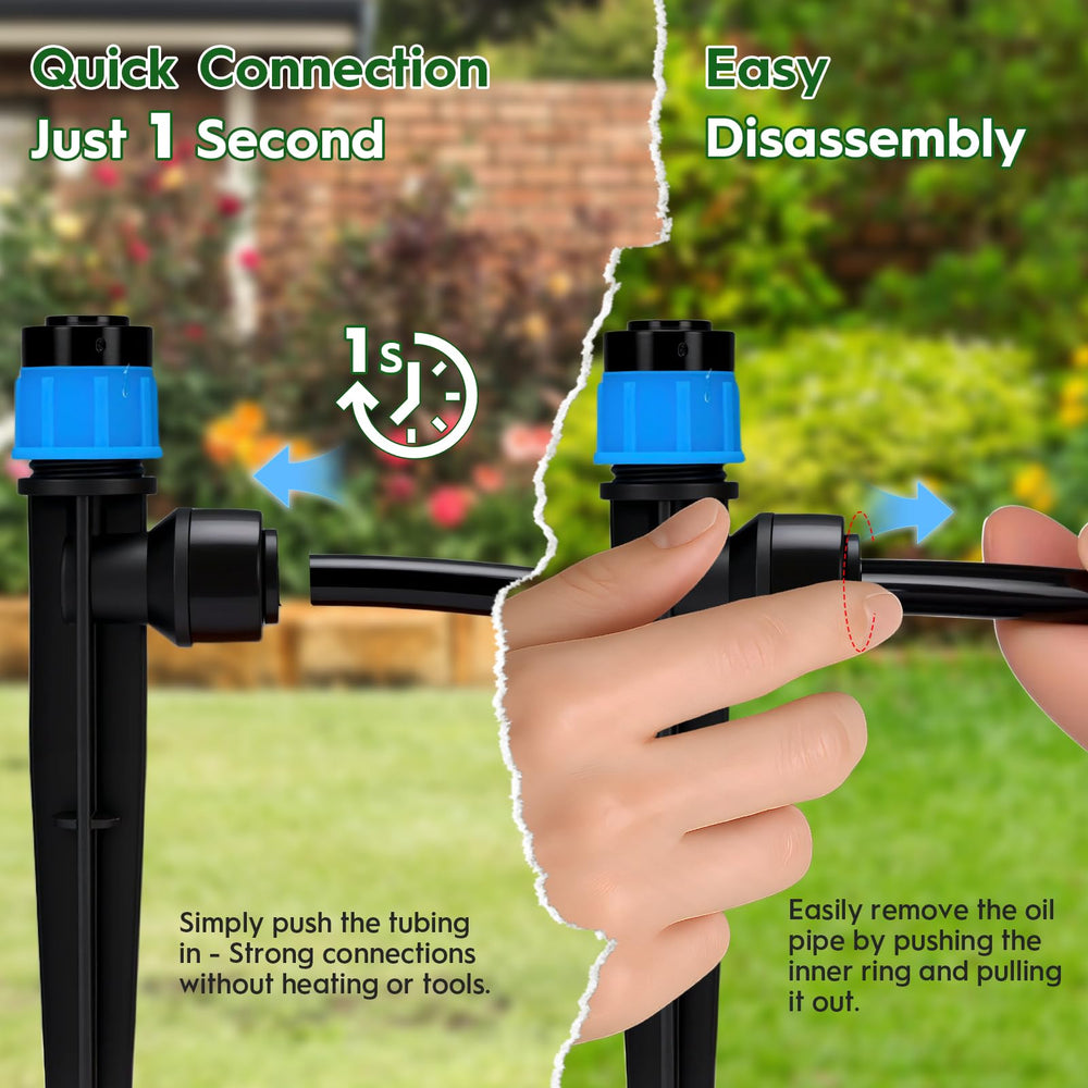 DFDNFF system installed in a raised bed delivering targeted root watering to vegetables