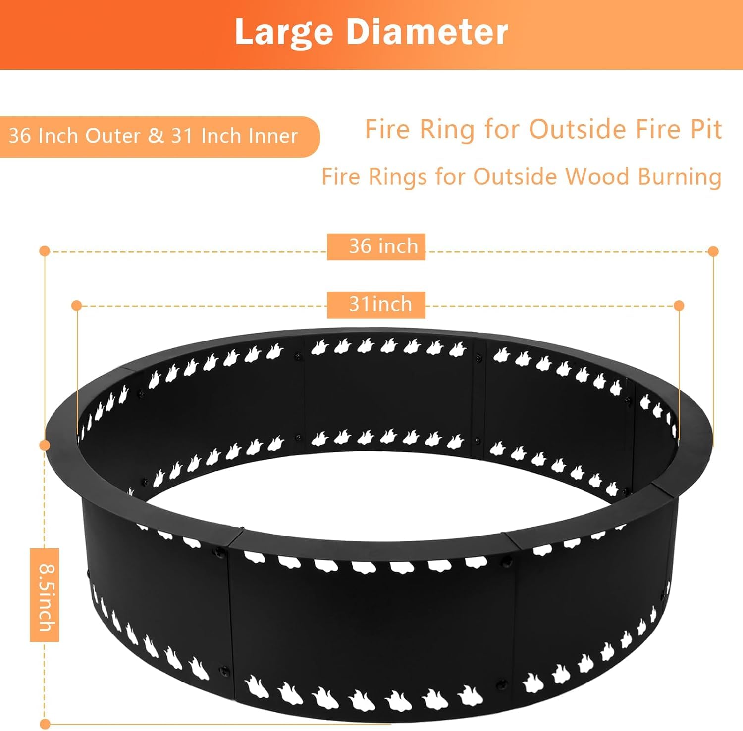 DFLU embedded in paver ring illustrating in-ground installation and permanent backyard upgrade benefit