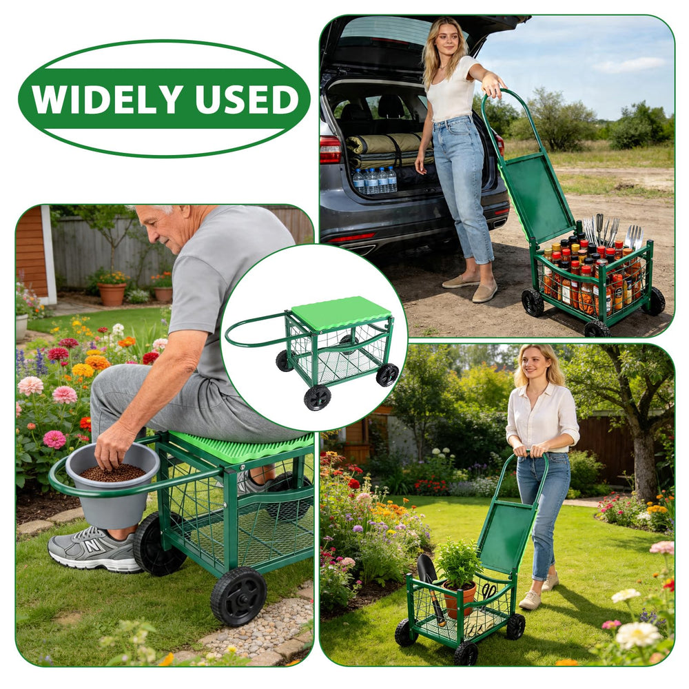 DGBAIZ metal frame with green finish for sturdy outdoor durability