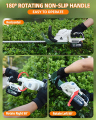 DGQHME rotatable head detail demonstrating 180-degree adjustability for access