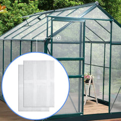 DGSL panel installed in greenhouse demonstrating brighter, evenly lit plants