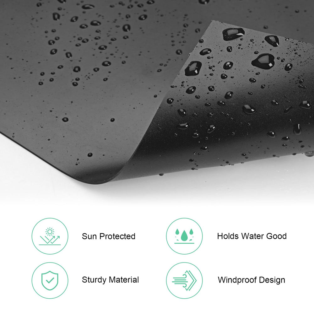 DGSL liner installed in backyard pond demonstrating secure water containment