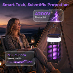 DgtlMstr glowing UVA grid attracting insects for effective control