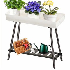 DHYGOTFUR front view plant stand showing clean lines and stable design benefit organization