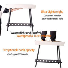 DHYGOTFUR built-in side handle detail for easy carrying and one-hand portability benefit