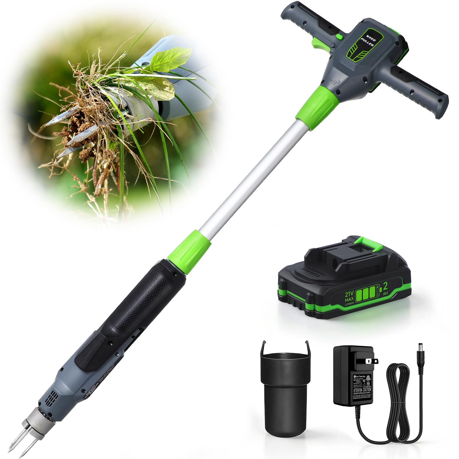 DIAINSKY front view showing tool ready to use and fast weeding benefit