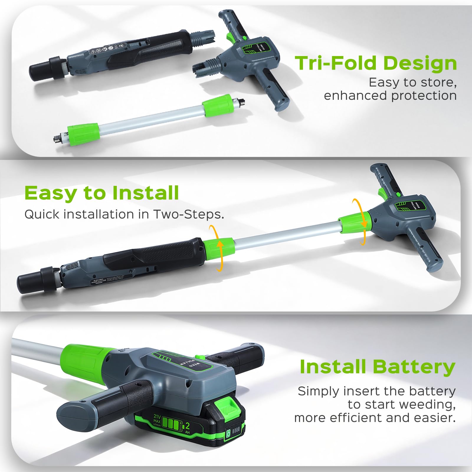 DIAINSKY next to ruler showing compact length for easy transport