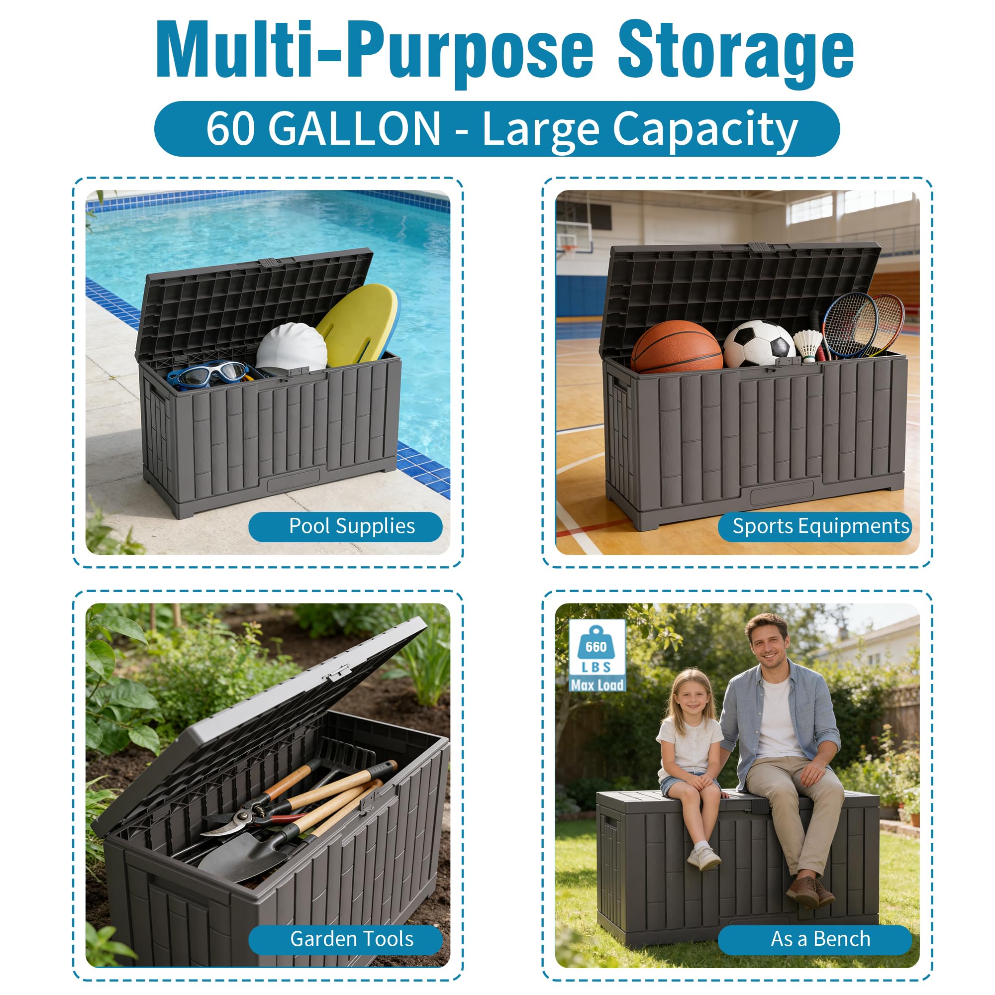 DIAMONDFORGE ergonomic side handle for easy moving and portable convenience