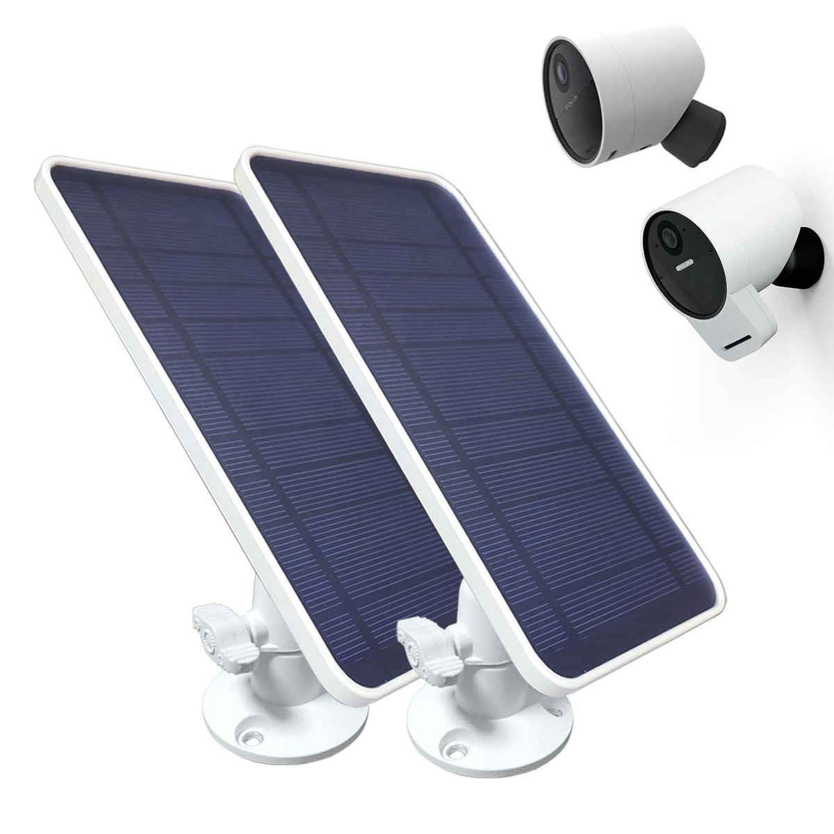 DIANMU solar panel front view showing durable frame and efficient cells benefit long outdoor use