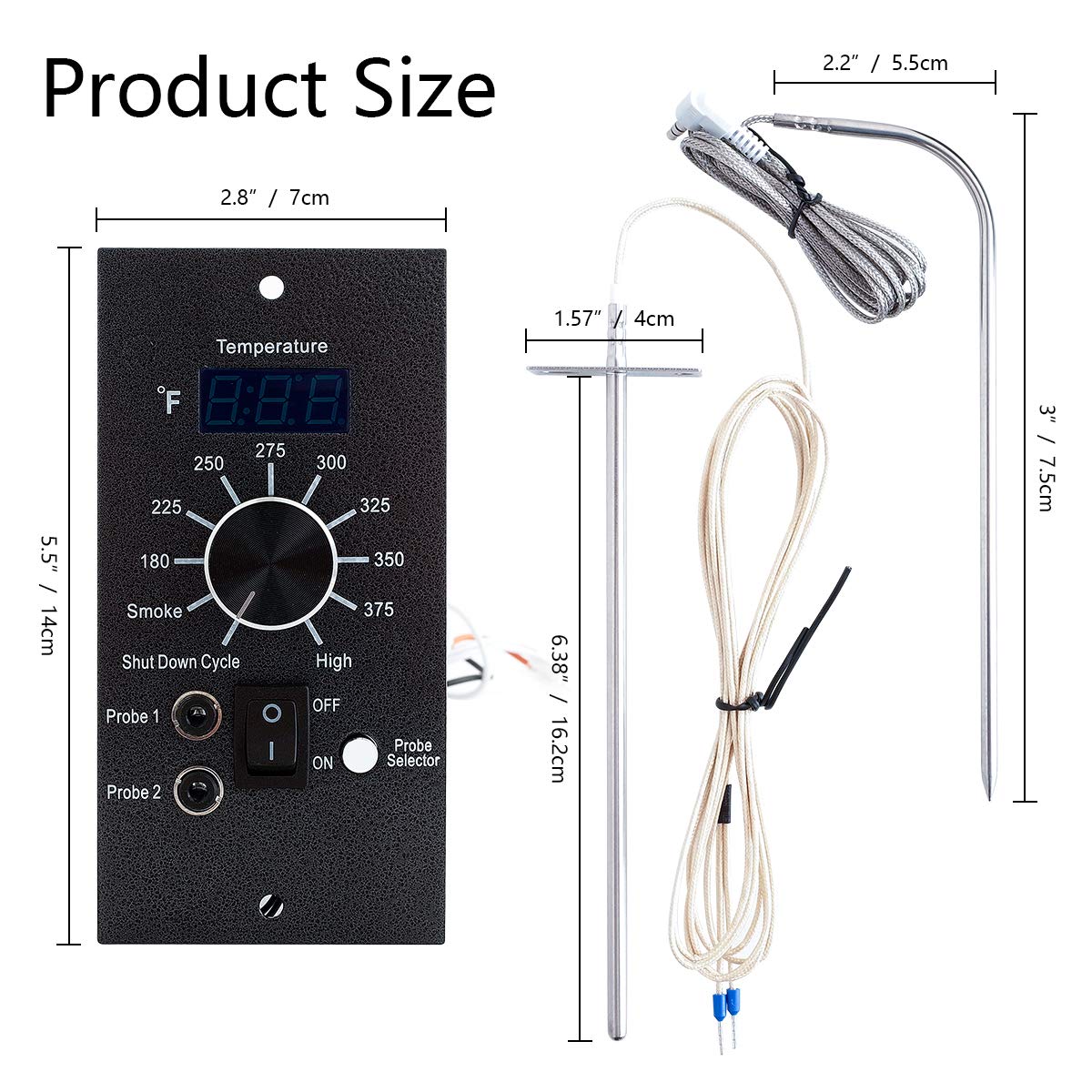 dibay dual meat probes inserted in meat showing real-time monitoring benefit