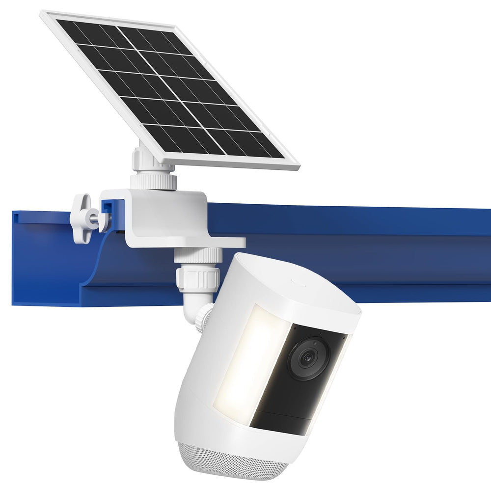 Didalo solar panel front view showing clean panel face and mounting hub for fast charging
