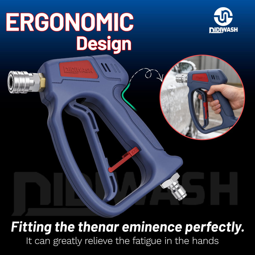 DiDiWash ergonomic comfort grip detail delivering secure handling and reduced hand fatigue