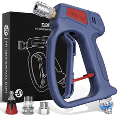 DiDiWash front view of swivel pressure gun showing compact durable design and easy control