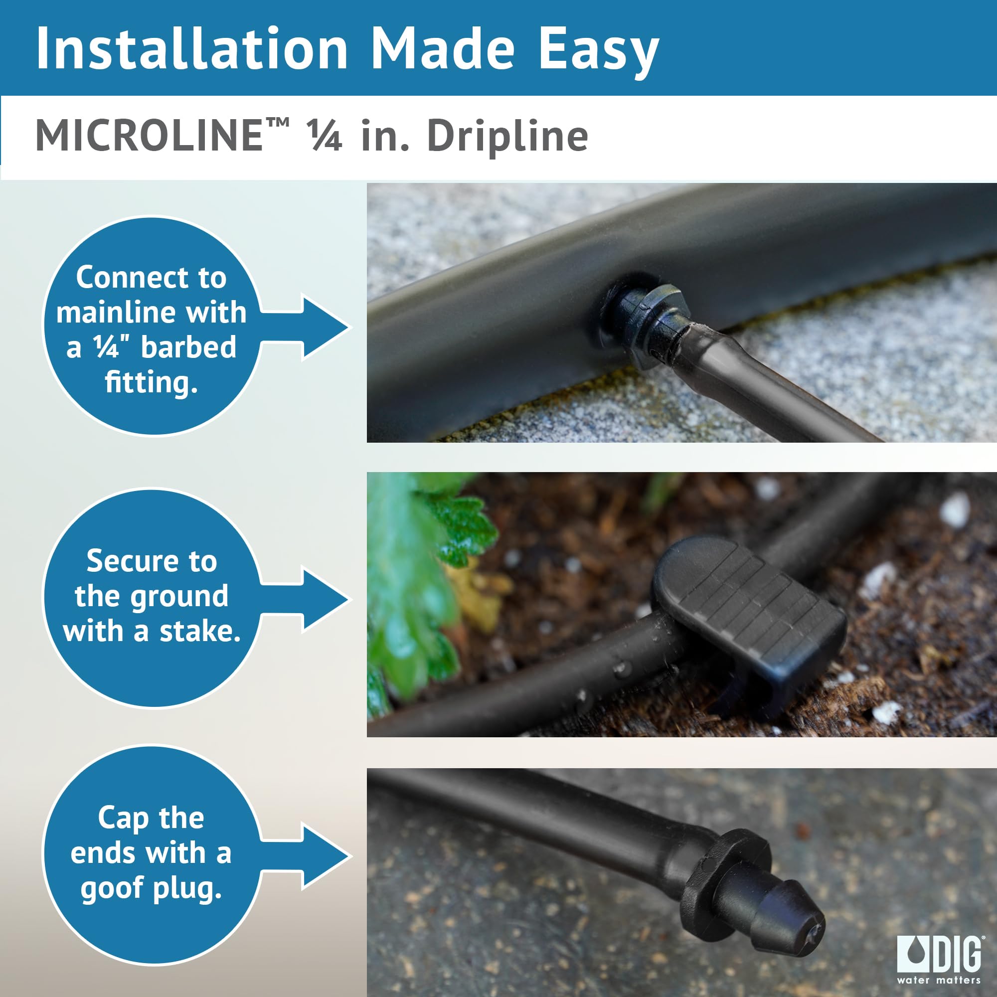 DIG ML-506 connected to 1/4" fittings, proves easy compatibility with systems