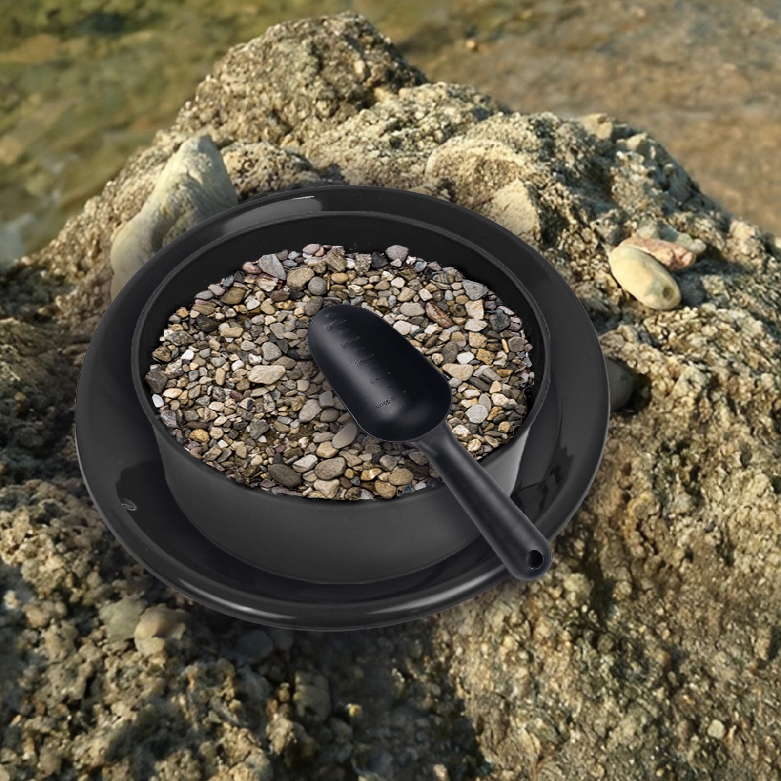 DigNew drawstring backpack packed with kit for easy transport to remote sites