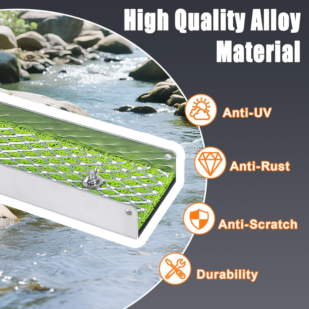 DigNew miner's moss and riffle detail capturing fine particles for improved recovery