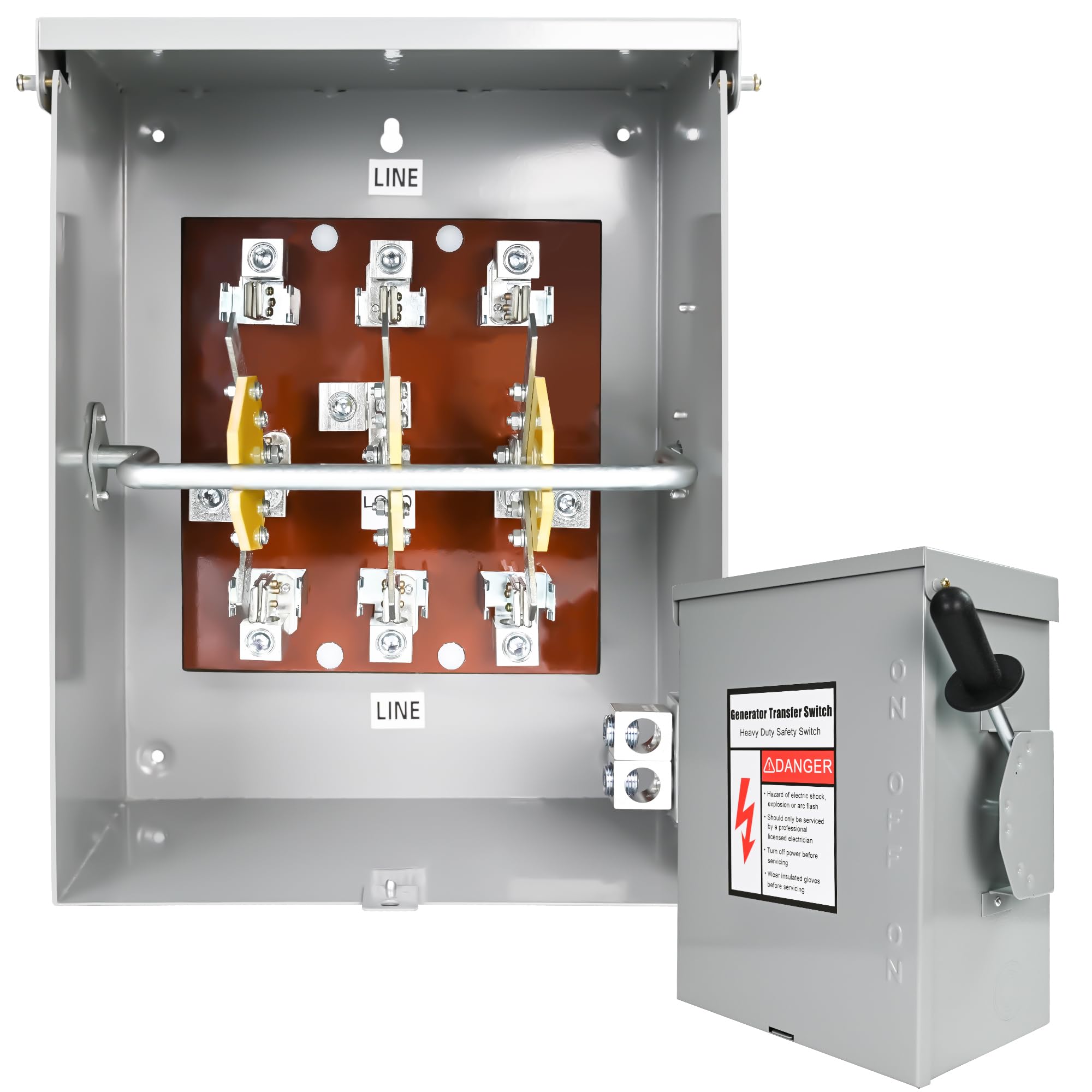 Digowers front enclosure showing weatherproof construction and secure locking benefit