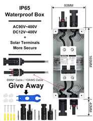 DIHOOL mounted on rooftop near solar panels demonstrating outdoor installation durability