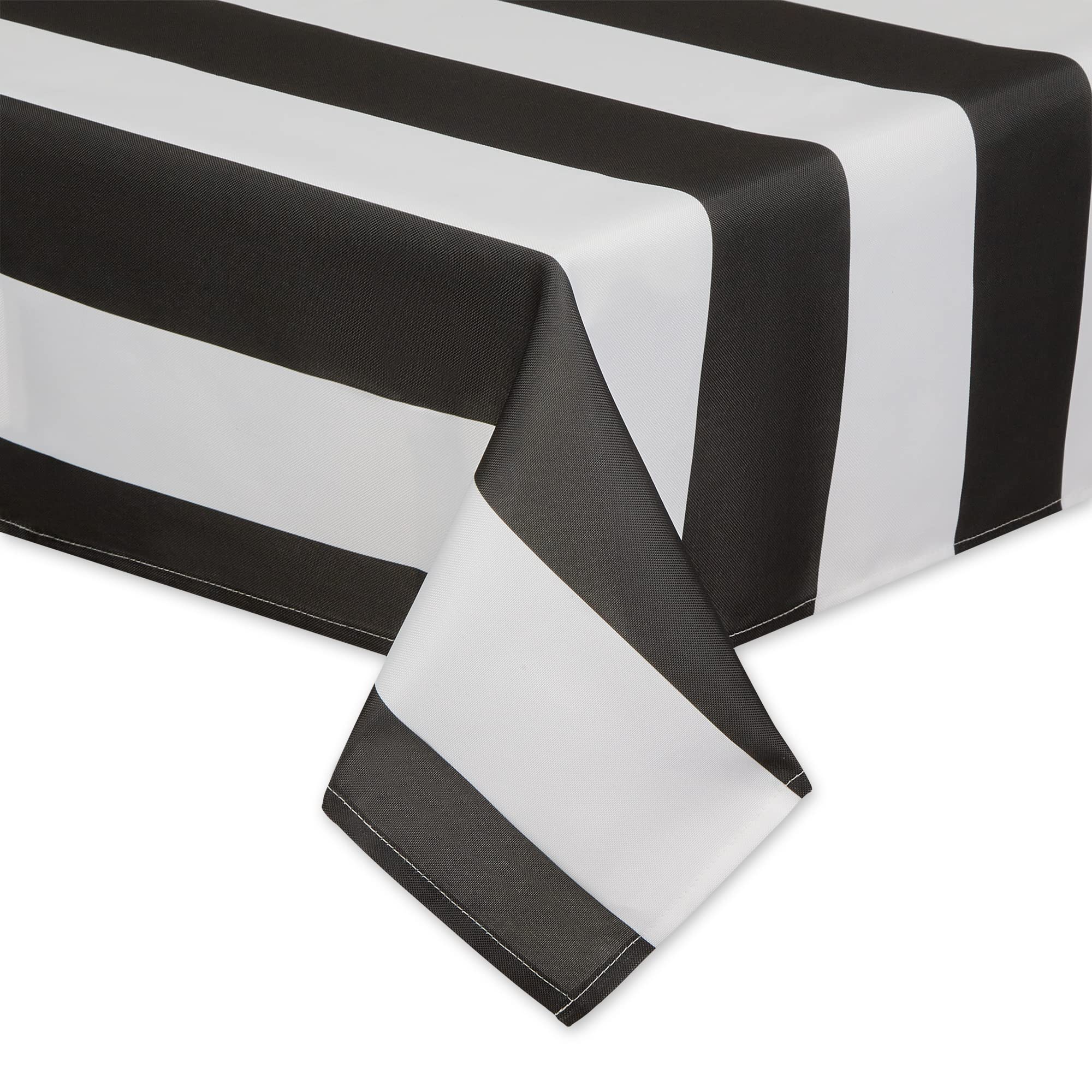 DII cabana stripe zipper detail enabling umbrella accommodation
