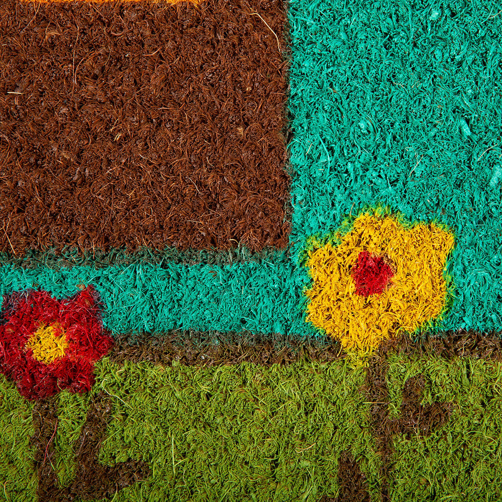 DII doormat vinyl backing close-up showing non-slip stability and safety