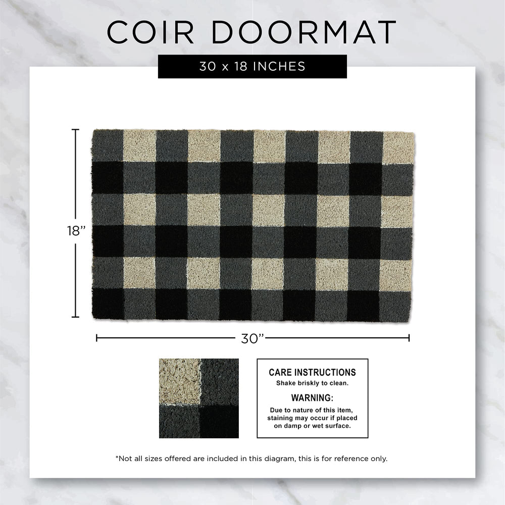 DII doormat styled on a front porch enhancing curb appeal and durability