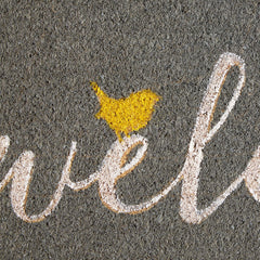 Close-up of DII coir fibers showing texture that scrapes shoes clean effectively